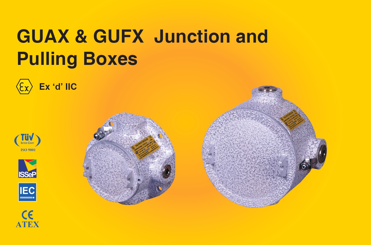 IMG_2241 جعبه تقسیم ضدانفجار Ex d IIC مدل GUFX2 & GUAX59 - Image 1